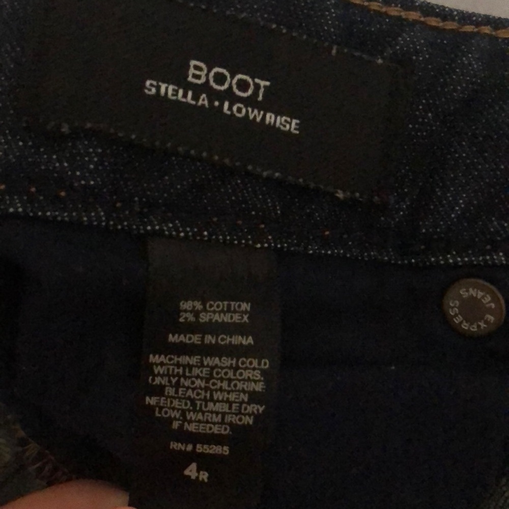 Low Rise Bootcut Express Jeans - Picture 3 of 5